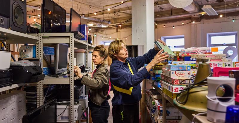 Er komen veel spullen binnen