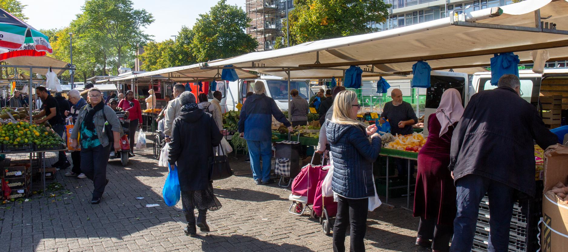 Markt op het Visserijplein