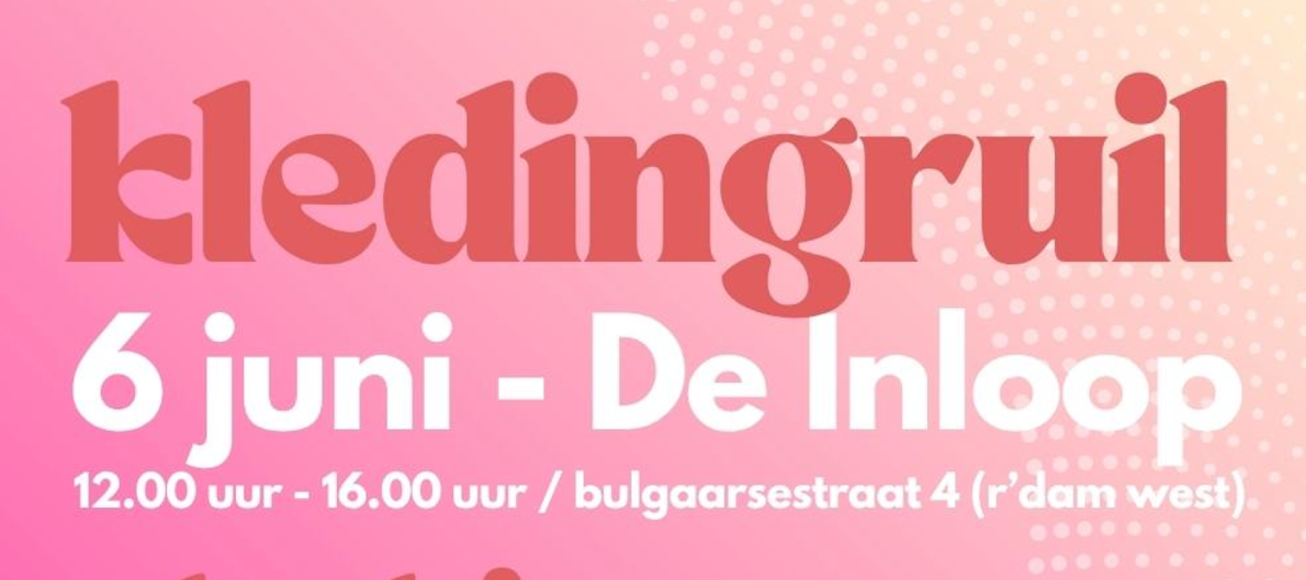 Kledingruil 6 juni