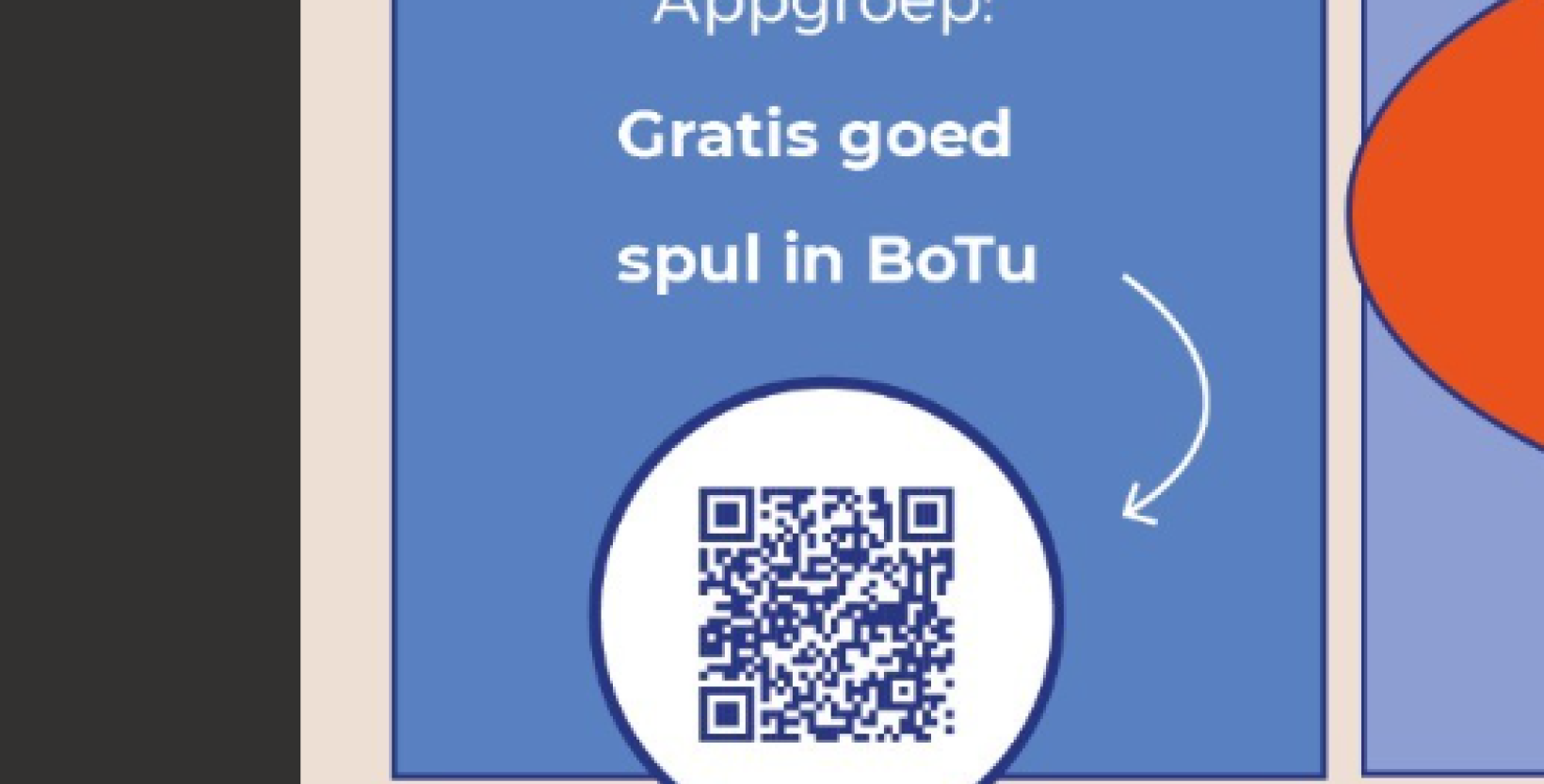 QR-code appgroep Gratis goed spul in BoTu