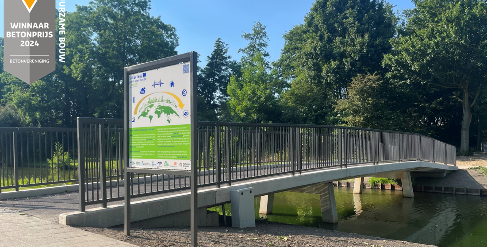 De brug aan de Slaghaam in Hoogvliet