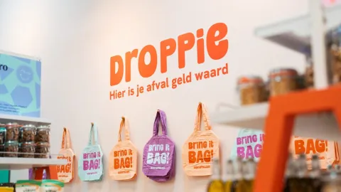 Droppie, hier is je afval geld waard