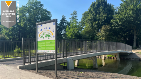 De brug aan de Slaghaam in Hoogvliet